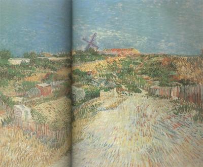 Vincent Van Gogh Vegetable Gardens in Montmartre:La Butte Montmartre (nn04) oil painting image